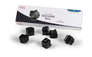 Xerox 108R00608, Solid Ink Sticks- 6 x Black, Phaser 8400- Original