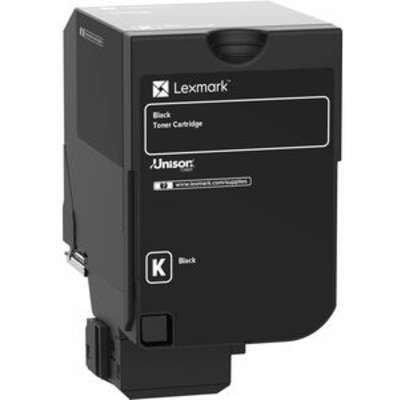 Lexmark 71C0HKG, Return Programme Toner Cartridge Black, CS730, CS735, CX730- Original