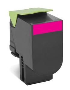 Lexmark 802XM Extra HC Return Program Toner Cartridge - Magenta Genuine, 80C2XM0