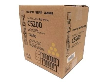 Ricoh 828431, Toner Cartridge Yellow, Pro C5200, C5210- Original