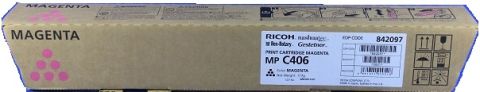Ricoh 842097, Toner Cartridge Magenta, MP C306, C307, C406- Original