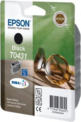 Epson T0431 Ink Cartridge - HC Black Genuine