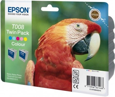 Epson T008 Ink Cartridge - 5 Colour Multipack Genuine