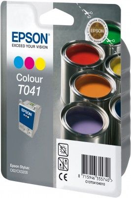 Epson T041 Ink Cartridge - Tri-Colour Genuine