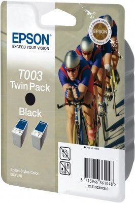 Epson T003 Ink Cartridge - Black Multipack Genuine