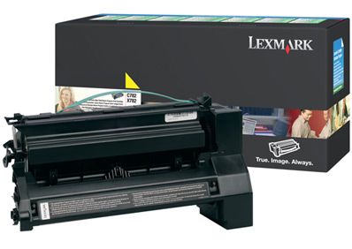 Lexmark C782X1YG, Toner Cartridge- HC Yellow, C782n, C782x- Original