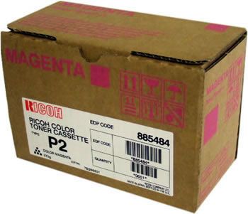 Ricoh 888237 Toner Cartridge HC Magenta, Type P2, 2228C, 2232C, 2238C - Genuine  