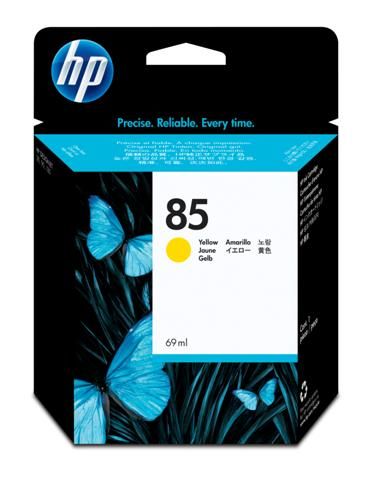 HP C9427A, No.85, Ink Cartridge Yellow, Designjet 30, 90, 130- Original