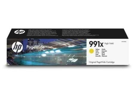 HP M0J98AE, Ink Cartridge HC Yellow, 991X, Pro 750, 772, 777- Original