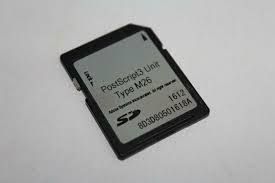 Adobe Postscript 3 Unit Type M26, SD Card, Pro C5200, C5210- Original
