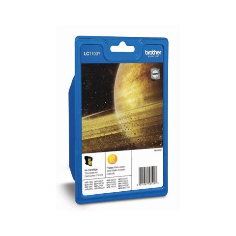 Brother LC-1100YBP, Toner Cartridge Yellow, MFC6490CW, 6890CDW, DCP585CW, 6690CW- Original