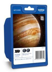 Brother LC1240BKBP2, LC1240 Ink Cartridge Twin Pack, DCP J525, J725, J925 - Black Genuine