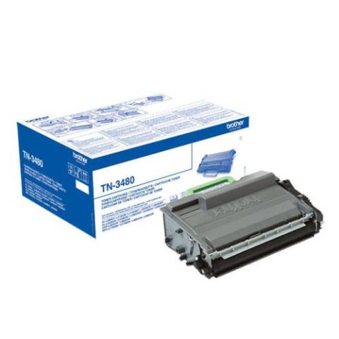 Brother TN3480, Toner Cartridge HC Black, DCP-L5500, HL-L5000, L6400, L6900- Original