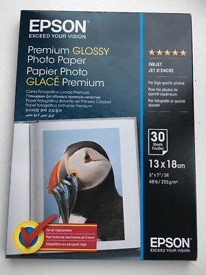 Epson C13S042154, Photopaper Glossy Premium 13x18, 30 sheet