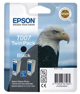 Epson T007 Ink Cartridge - Black Multipack Genuine