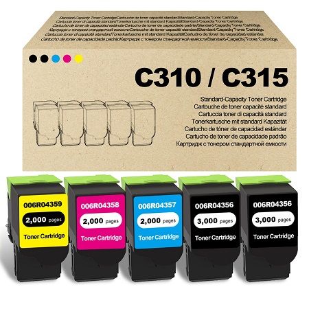 Xerox 006R04356, 006R04357, 006R04358, 006R04359, Toner Cartridge Multipack, C310, C315- Original