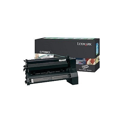 Lexmark C7720KX, Return Program Toner Cartridge Extra HC Black, C772, X772- Original
