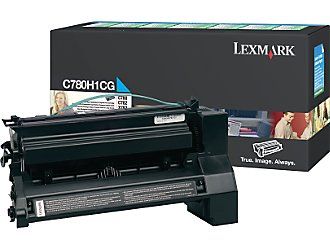 Lexmark C780H1CG, Toner Cartridge- HC Cyan, C780, C782- Original
