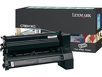 Lexmark C780H1KG, Toner Cartridge- HC Black, C780, C782- Original