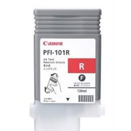 Canon 0889B001AA, PFI-101R Ink Cartridge, iPF6100, iPF6200 - Red Genuine
