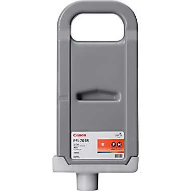 Canon 0906B001, PFI-701R Ink Cartridge, iPF9000 - Red Genuine