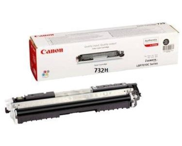 Canon 6264B002, 732H Toner Cartridge, i-Sensys LBP7780CX - HC Black Genuine