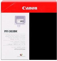 Canon iPF810, iPF815, iPF820, iPF825 PFI303BK Ink Cartridge - Black Genuine (2958B001AA)