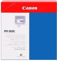 Canon iPF810, iPF815, iPF820, iPF825 PFI303C Ink Cartridge - Cyan Genuine (2959B001AA)