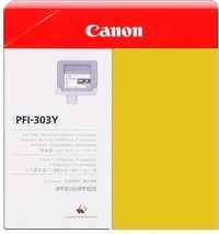Canon iPF810, iPF815, iPF820, iPF825 PFI303Y Ink Cartridge - Yellow Genuine (2961B001AA)