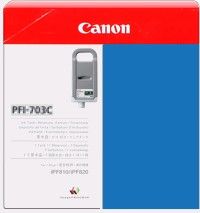 Canon iPF810, iPF815, iPF820, iPF825 PFI703C Ink Cartridge - HC Cyan Genuine (2964B001AA)