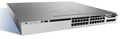 Cisco WS-C3850-24P-E, Switch, Catalyst 3850 24 Port POE 