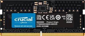 Crucial CT8G56C46S5, 8GB DDR5-5600 SODIMM CL46