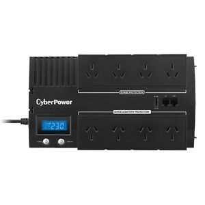 CyberPower BR1200ELCD, Line-Interactive 1200VA 8AC outlet(s) Compact Black UPS