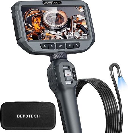 DEPSTECH DS630-SL-1.5M, 1080P Endoscope Camera, 6.2mm Snake Flexible Cable 