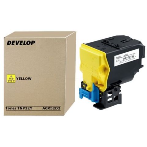 Develop A0X52D2, Toner Cartridge Yellow, Ineo +35- Original