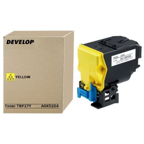 Develop A0X52D4, Toner Cartridge Yellow, Ineo +25- Original