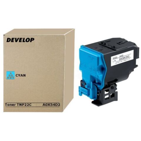 Develop A0X54D2, Toner Cartridge Cyan, Ineo +35- Original