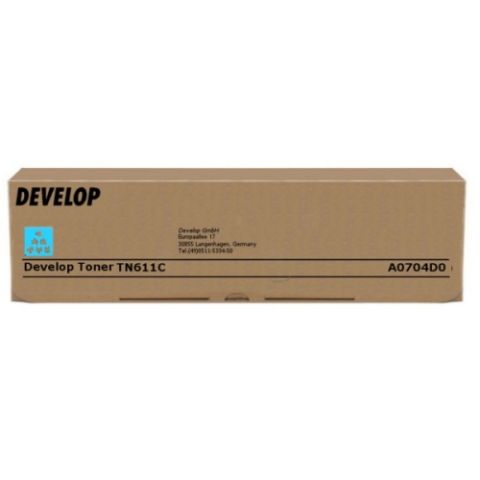 Develop TN-611C, Toner Cartridge Cyan, Ineo +451, +550, +650- Original
