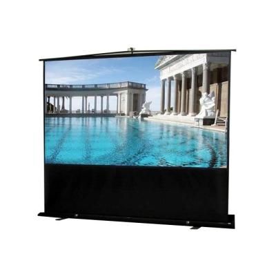 Elite F120NWH-BLACK  Floor Up EZ Cinema Projection Screen