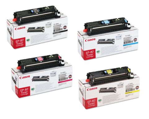 Canon Toner Cartridge Value Pack, Color imageCLASS F8170c, MF8180c, EP-87- Compatible 
