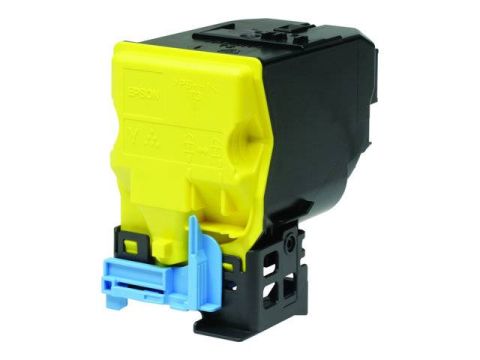Epson C13S050590 Toner Cartridge, AcuLaser C3900, CX37D - Yellow Genuine