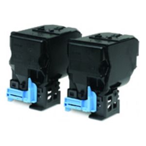 Epson C13S050594 Toner Cartridge Twin Pack, AcuLaser C3900, CX37D - Black Genuine