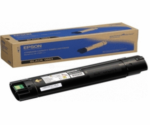 Epson C13S050663 Toner Cartridge, Workforce AL-C500 - Black Genuine