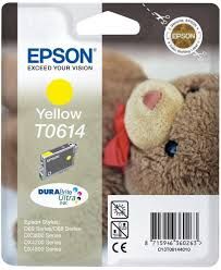 Epson C13T06144010, Ink Cartridge Yellow, Stylus D3850, D4200, DX4800, DX4850- Original