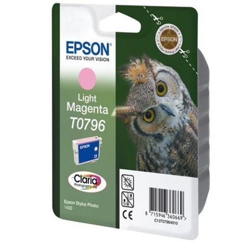 Epson T0796, Ink Cartridge Magenta, Stylus Photo 1400, 1500, PX660, PX700W- Original