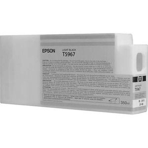 Epson C13T596700, T5967 Ink Cartridge Light Black 350ml, Stylus Pro 7700, 7890, 9890, 9900- Original