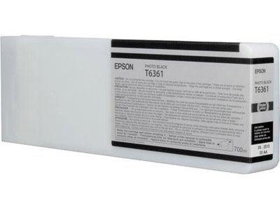 Epson C13T636100, T6361 Ink Cartridge HC Photo Black 700ml, Stylus Pro 7700, 7890, 7900, 9700- Original