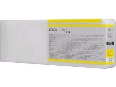 Epson C13T636400, T6364 Ink Cartridge HC Yellow 700ml, Stylus Pro 7700, 7890, 7900, 9700- Original