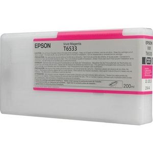 Epson C13T653300, T6533 Ink Cartridge, Stylus Pro 4900 - Magenta Genuine