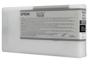 Epson C13T653800, T6538 Ink Cartridge, Stylus Pro 4900 - Matte Black Genuine